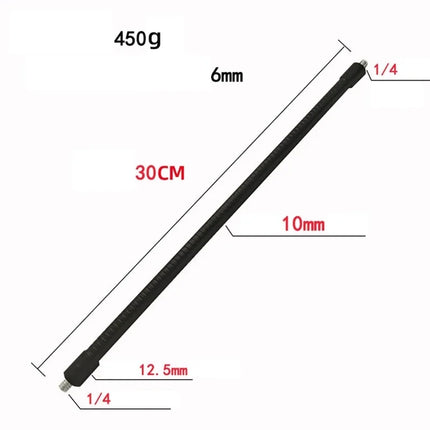 Camera Phone Clamps Extenders Flexible Tube 1/4" Extension Hose Live Broadcast Bracket for Camera Phone Live Streaming