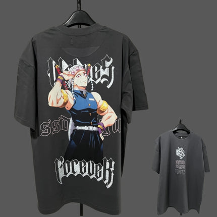 JAPAN BUSHIDO Anime Printed Men T-shirt City Fitness Training Sportswear Loose Casual Crewneck Men's T Shirts Couples Cotton Tee
