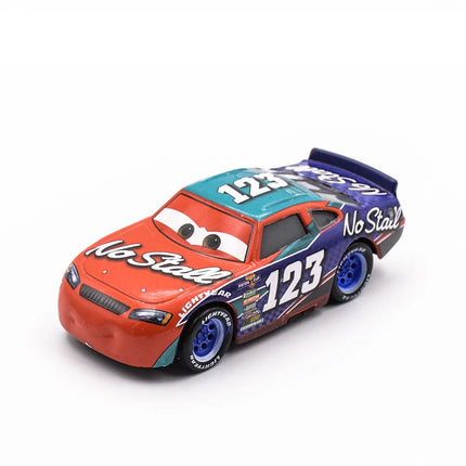 Pixar Cars 3 The Thunder Valleycrash Party Sheriff Mud McQueen Miss Mr Destroy Metal Diecast Toy Car Kids Birthday Gifts