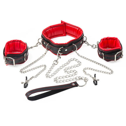 Bdsm Bondage Restraints Choking Ring Slave Fetish Neck Collar Metal Chain BDSM Games Traction Flirt Sex Toys For Women Couples