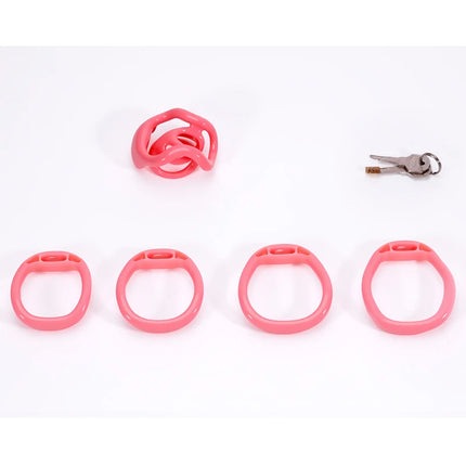 Ultra-Small BC3.0 Double-Layer Chastity Lock Male Chastity Device for BDSM Discipline And Abstinence Prevention
