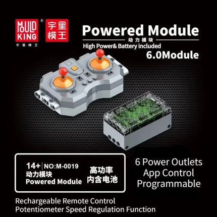Mould King Technology Parts Power Motor M L XL Servo Motor 4.0 6.0 Remote Control for MOC Electric Building Blocks Modification