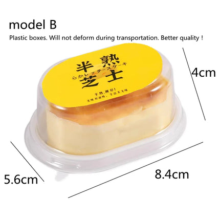 Squishy Cheese Bread Slow Rebound Cheese Cake Stress Relief Sensory Fidget Toys Sweet Smell Squeeze Toys for  Anxiety ADHD