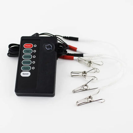 Electric Shock Nipple Clamps Breast Massager Stimulator BDSM Toys Bondage Clitoris Labia Clamp Slave Sex Toys Women Adult Games