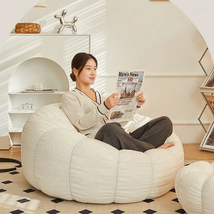 Lazy Sofa Sofa Chair balcony Leisure sleep Sofa living room sofas Modern easy chair small Sofa with Stool Bedroom Furniture