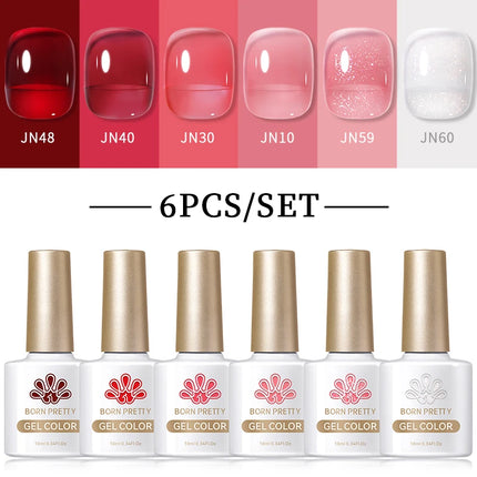 BORN PRETTY Cat Magnetic Moonlight Gel Nail Polish Set 10ml Sparking White Silver Water-light Soak Off UV Gel Nail Art Manicure