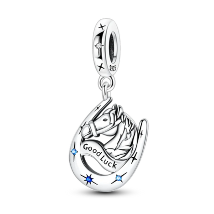 Original 925 Sterling Silver Charms Beads Cute Mushroom Unicorn Love Wings Pearl Charm for Bracelet Pendant Woman Girl Jewelry