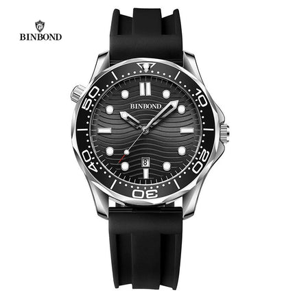 BINBOND Brand New Fashion Ultra-thin Sea Horse Series Men's Business Quartz Watches Waterproof Luminous Sports Casual Men's Watch