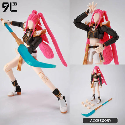 9L3D Printed Indomitable Hero Tech Jacker Lucky13 Action Figure Dummy13 Multi-Jointed Collectible Model Toy T13 Birthday Present