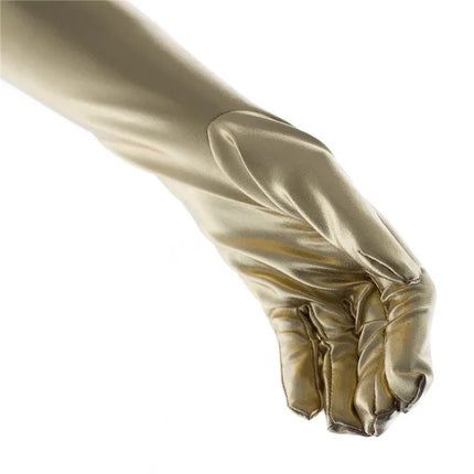 Bdsm Sexy Shiny Gloves Latex Faux Leather Long Gloves Punk Gloves Sexy Cosplay Costume Accessories Adult Toys Erotic Sexy Toys