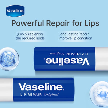 Vaseline 1/2/3/4/5/10/15pcs Moisturizing Lipstick Base Moisturizer Makeup Natural Plant Lip Care Petrolatum Jelly Lip Balms