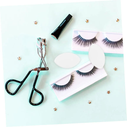 50Pcs Lash Practice Sponges - Realistic Eye-Shaped Mapping Tool for Beginner Eyelash Extension Training | Salon Styling Demo Pad