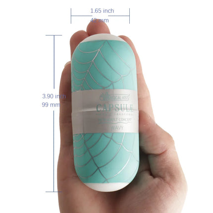 2/1pcs Mini Masturbator Cup Real Vaginal Egg Particle Stimulation Portable Stimulator Blowjob Sex Toy Massager Penis Trainer