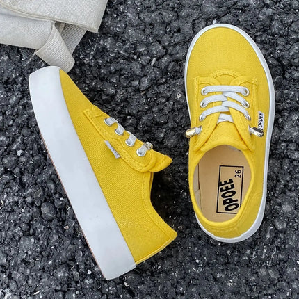 2188 Spring and Autumn Fashion Children's Low-Top Canvas Shoes Boys' and Girls' Slip-On Cloth Shoes Breathable Children's Shoes