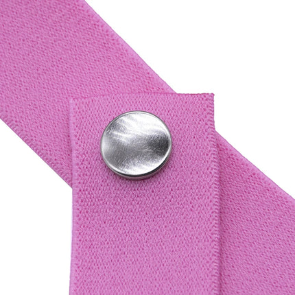 Pink Adjustable Elastic Belt Male Chastity Cage with Anti-Off Device Scrotum Ring Penis Underwear Rope Sex Toy for Men