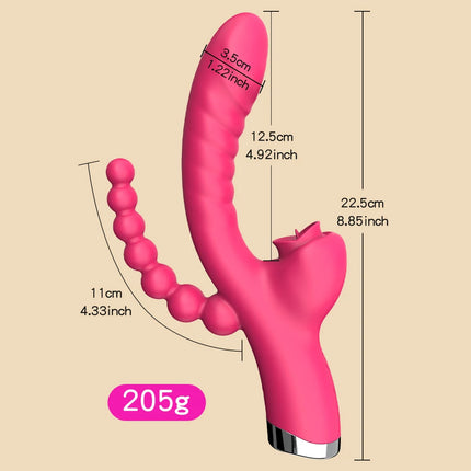 Anal Plug Vibrator Stimulate Anus Buttplug Adult Women Sex Toy Oral Licking Clitoral Stimulate Tongue Vibrator SexVagina Massage