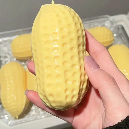 Squishy Peanut Stress Ball Squeeze Toy No rebound Buttery-Soft Feel Fidget Toy  ASMR Sensory Anti Stress Toys for Adults