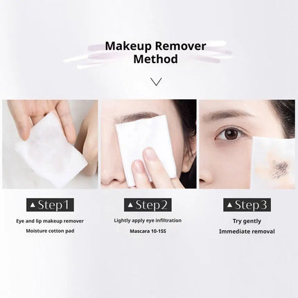 3D Curling Eyelash Mascara,Slim Brush Mascara, Waterproof Tube Mascara Lash-Lifting Long Lasting No Clumping Defined Lashes