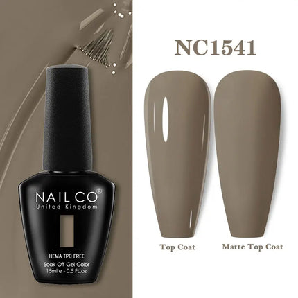 NAILCO 15ml Red Color Series Gel Varnish Coffee Gel Nail Polish Maximalism Reddish Gellak Design Brown Lacquer Nail Art Manicure