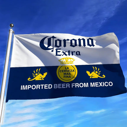 Fashion C-Corona E-Extra Beer flag For Living Room Home Dorm Decor Wall Outdoor Camping Party Banner Gifts