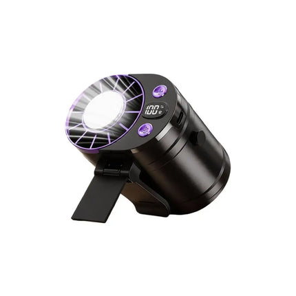 Waist Clip-on Fan with Semiconductor Cooling, Portable Mini Air Conditioner, Rechargeable Cooling Fan for Outdoor Working Hiking