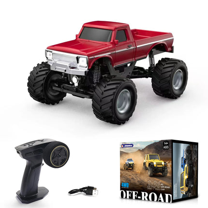 1/36 4WD Mini RC Crawler Car Radio Control Off-road Vehicles Light System Remote Control RTR Model Toy for Kids Adults 3601 3602