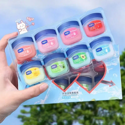 SET Moisturizing Lip Balm Set Whitening Moisturizing Base Natural Plant Base Moisturizing Crack Lip Care Jelly Moisturizer