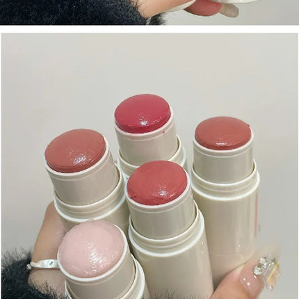Powder Blusher Stick Korean Girls Whitening Natural Naked Makeup Highlight Powder Blusher Brightening Cream Makeup Blush Stick