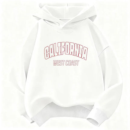 Casual Fashion California Letter Printed Hoodies Children's Sweatshirt Hoody Y2k Girls Autumn Winter Casual