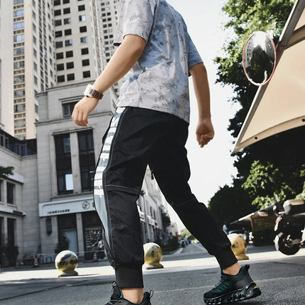 Men's air cushion casual sneakers spring summer lightweight outdoor racing running shoes breathable plus size speed sports shoes