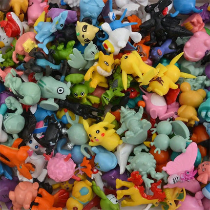 144 Styles Pokemon Figure Toys Anime Pikachu Action Figure Model Ornamental Decoration Collect Toys for Christmas Gift