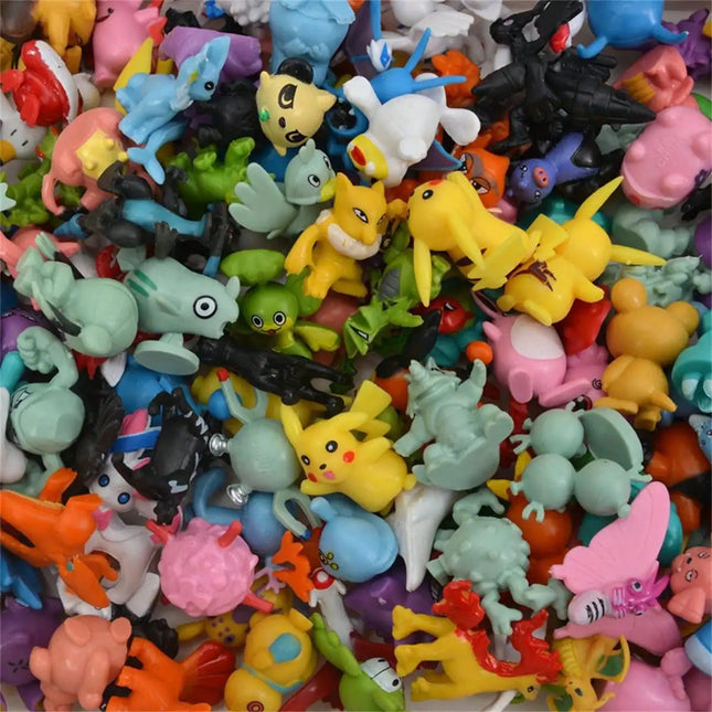 144 Styles Pokemon Figure Toys Anime Pikachu Action Figure Model Ornamental Decoration Collect Toys for Christmas Gift