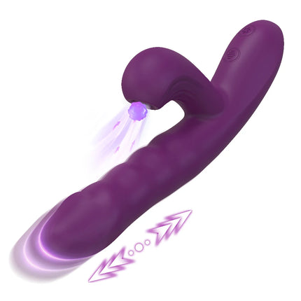 Powerful Thrusting Sucking Vibrator Female Sucker Clitoris Stimulator G Spot Dildo Massager Adult Goods Sex Toys Shop for Women