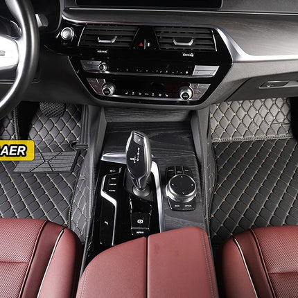 Custom Car Floor Mats For VW Polo Polo-Plus Polo-GTI Auto Carpets Foot Coche Accessorie