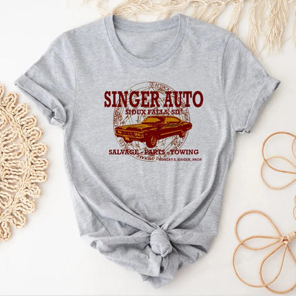 Supernatural T-shirt Women Pop Culture Pastel Digital Korean Clothes Anime Grunge T-shirt Punk Korean Clothes Comfortable Y2k