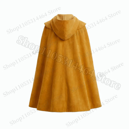 2026 Fantasia Holly Wheeler Cosplay Girls Blue Dress Brown Cloak Suits Monster Things Season 5 Roleplaying Carnival Outfits
