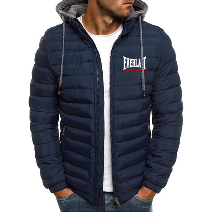 Everlast 2025 Autumn Winter Man's Seven-color Cotton-padded Hoodies Cold Resistant Mountaineering Clothing Coat Leisure Jacket