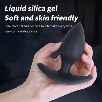 2026Magnetic Suction Inflatable Anal Plug with Built-in Steel Beads Big Dildos Vaginal Expander Men Butt Dilator Couple Sex Toys