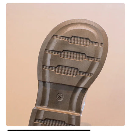 2025Autumn New Kids Leather Shoes Fashion Cute Girl Shoe Anti Slip Soft Comfor Kid Casual Shoes Exquisite Elegant Retro Princess