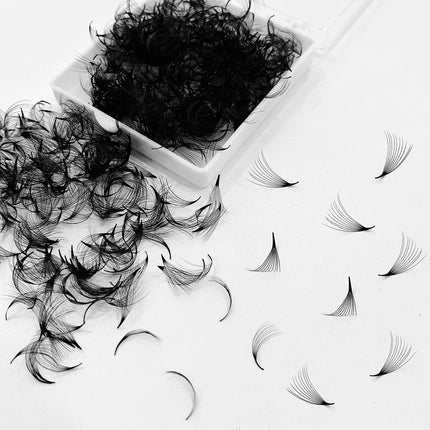 Abonnie 18mm Premade Volume Fan Pointy Base Fans Mega Volume Premade Eyelashes Extensions
