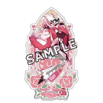 15CM Acrylic Standee Alastor Alastor Vox Anime Peripheral Desktop Ornament Decoration Valentine's Day Gift key chain