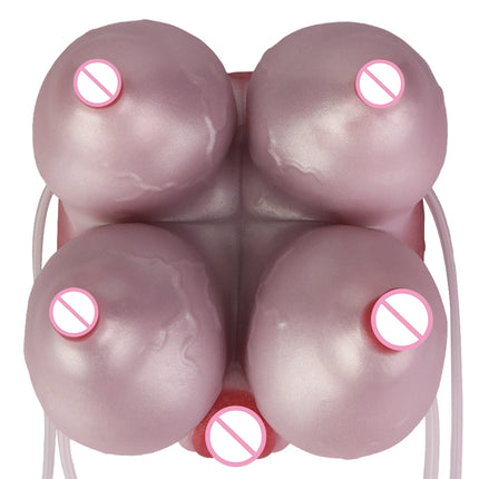 LUUK Silicone Squirting Buffalo Breast Male Masturbator Sex Toys Realistic Vagina Stroker Pocket Pussy Onahole for Men Orgsm