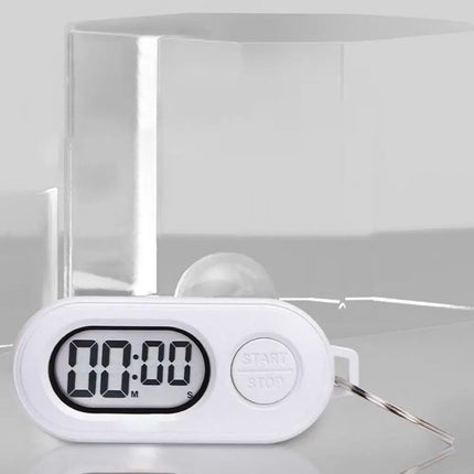 Electronic Clock Keychain stop watch ports Small Stop Timer Keychain LCD Screen Digital Clock Lightweight Countdown Accessories