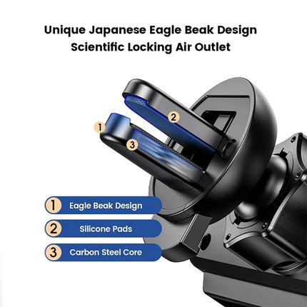 Gravity Car Mobile Phone Holder Air Vent Clip Mount Mobile Cell Phone Stand In Auto GPS Support For iPhone 13 Pro Xiaomi Samsung
