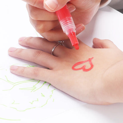 Flirting Body Washable SM Graffiti Pen Matching stickers for more fun, Sexy Sex Toys Adult With Flirting Body Shame Toys