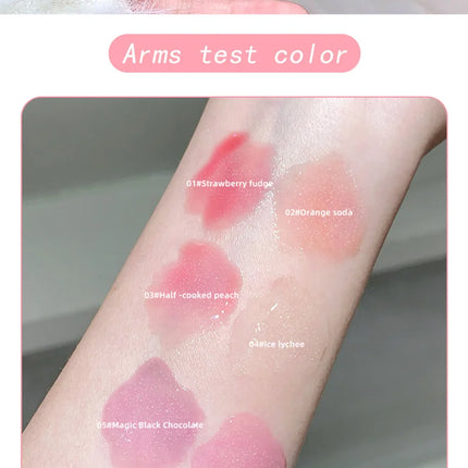 Fruit extract moisturizing lip balm water-shining mirror moisturizing and moisturizing autumn and winter lipstick base lip gloss