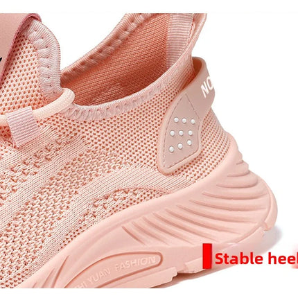 Women Casual Shoes Fashion Breathable Walking Mesh Flat Shoes Sneakers Women 2025 Gym Vulcanized Shoes White Female Footwear