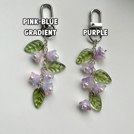 Lily of the Valley Keychain | Bag Charms, Handmade | Flowers, Aesthetics, Cute, Girly, Lily of the Valley | Gifts for Her