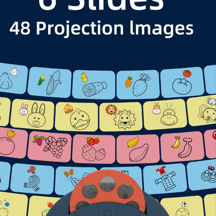 Children's Drawing Projector Art Sketch Projector Drawing includes 6 slides, 48 projected images