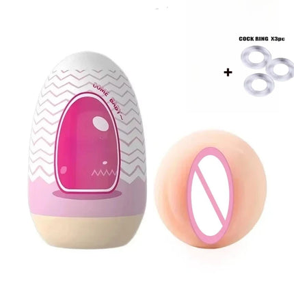 Portable Male Masturbator Egg Realistic Penis Simulation Texture Vagina Pussy Pocket Sucking Masturbation Cup Sex Toys for Men18
